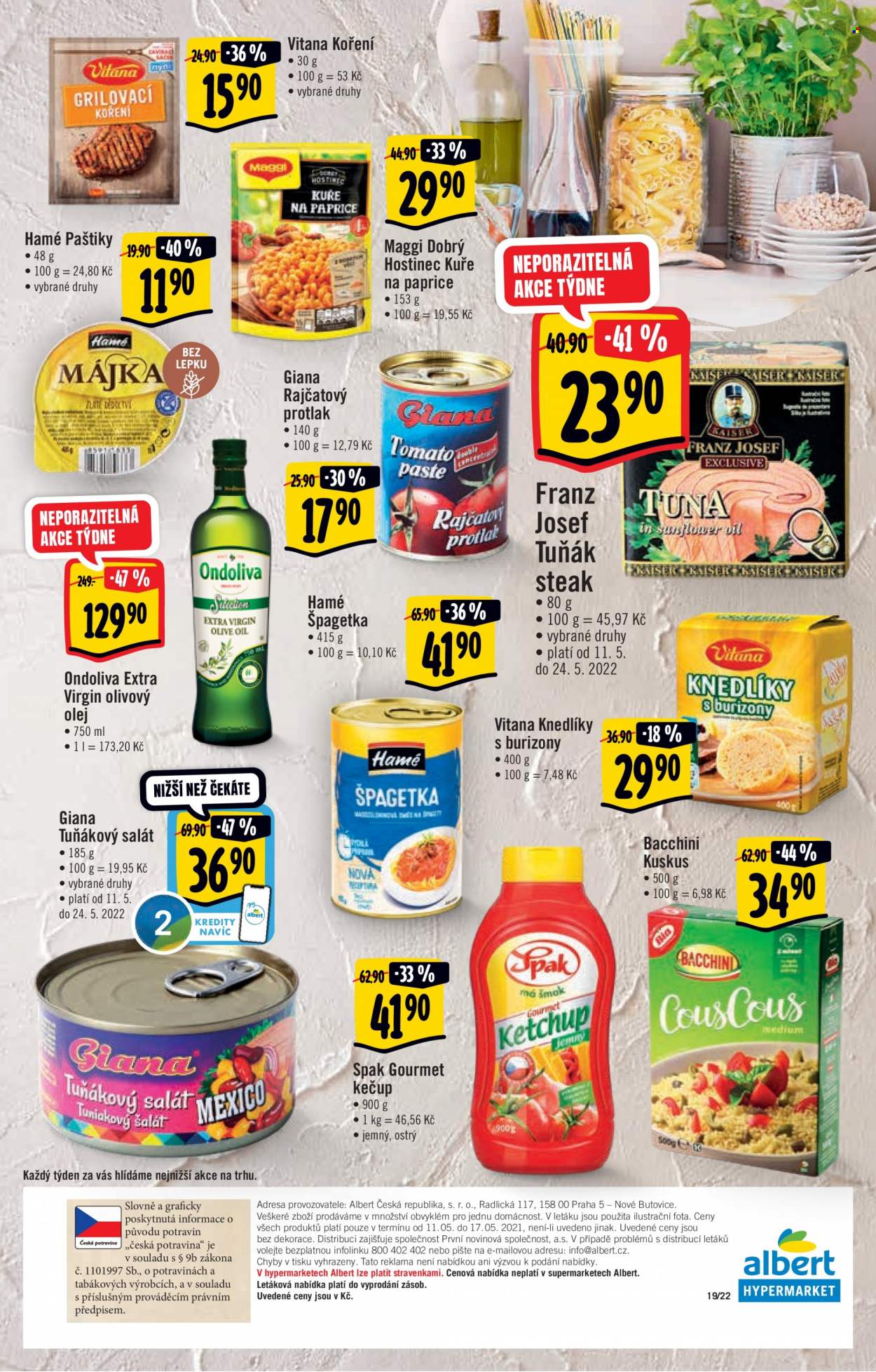 Leták Albert Hypermarket - 11.5.2022 - 17.5.2022. Strana 19