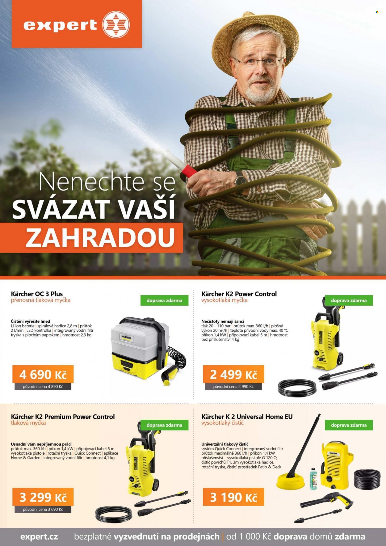Leták Expert. Strana 1