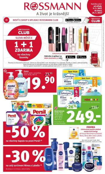Leták ROSSMANN - 11.5.2022 - 24.5.2022.