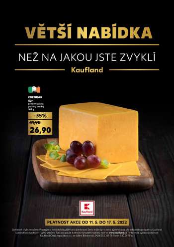 Leták Kaufland - 11.5.2022 - 17.5.2022.