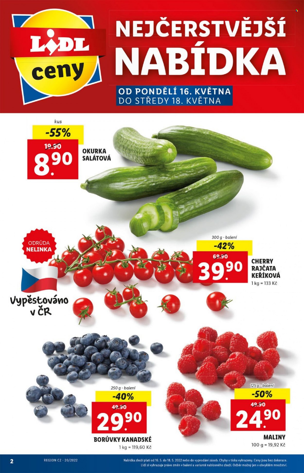 Leták Lidl - 16.5.2022 - 22.5.2022. Strana 2