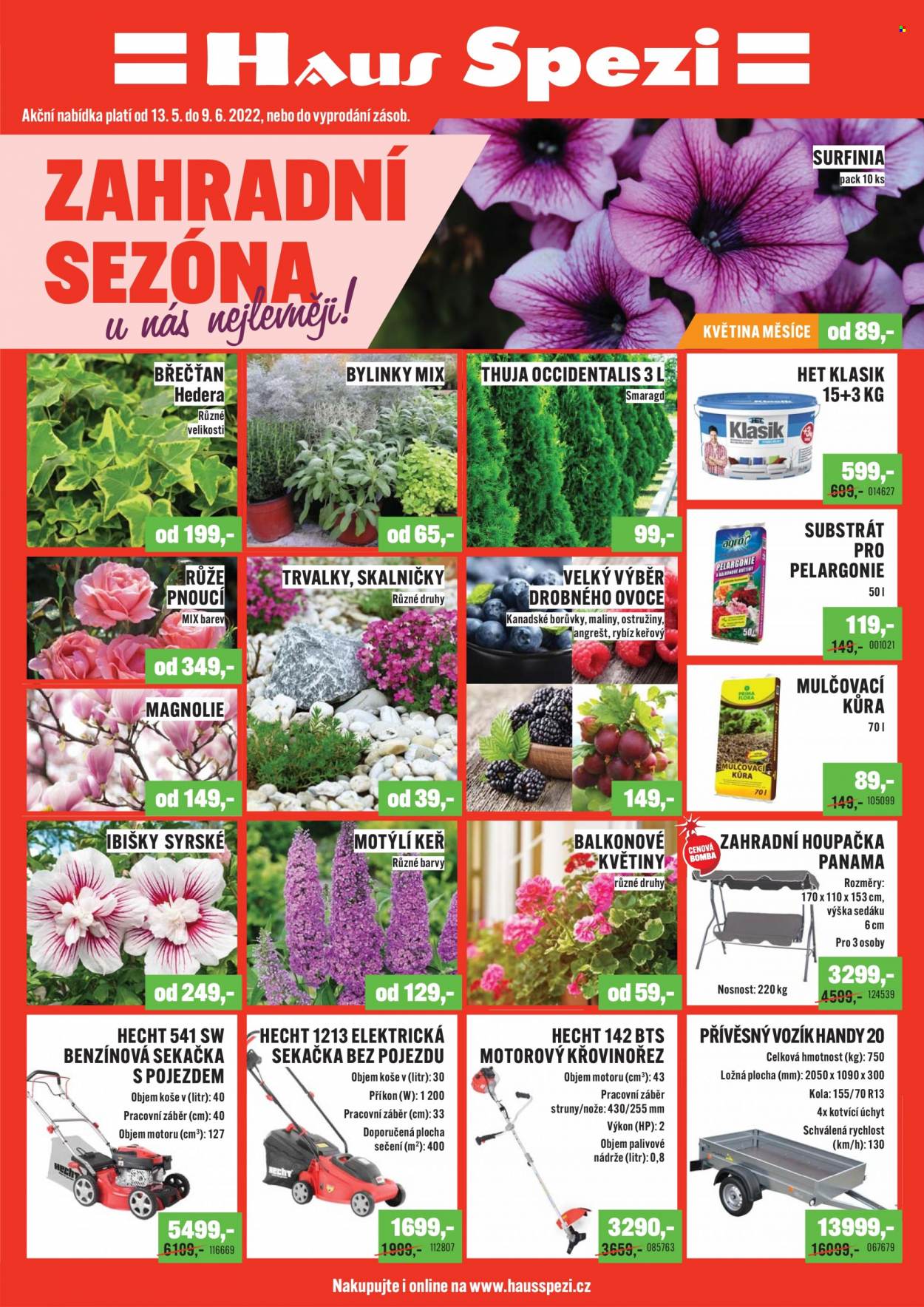 Leták Haus Spezi - 13.5.2022 - 9.6.2022. Strana 1