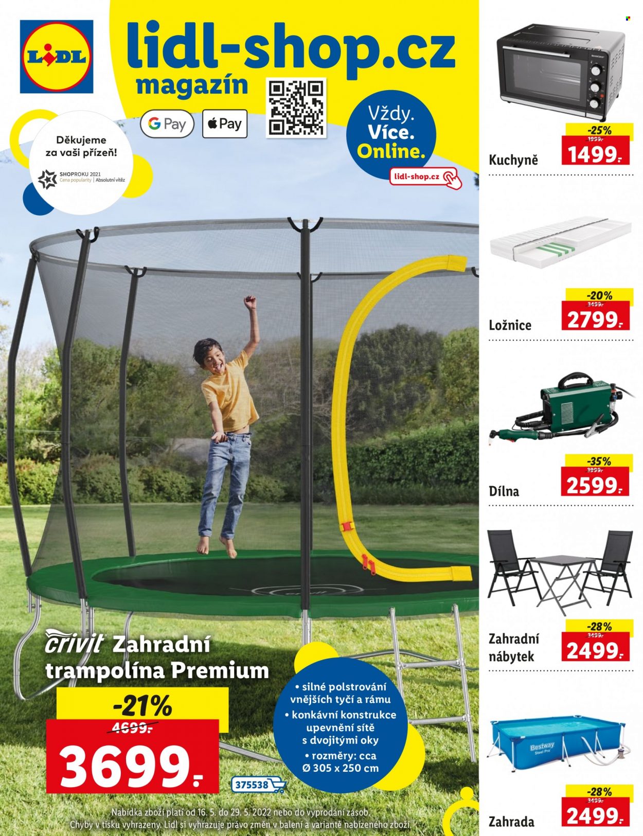 Leták Lidl - 16.5.2022 - 29.5.2022. Strana 1