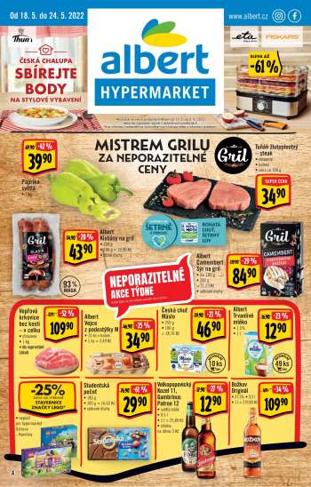 Leták Albert Hypermarket - 18.5.2022 - 24.5.2022.