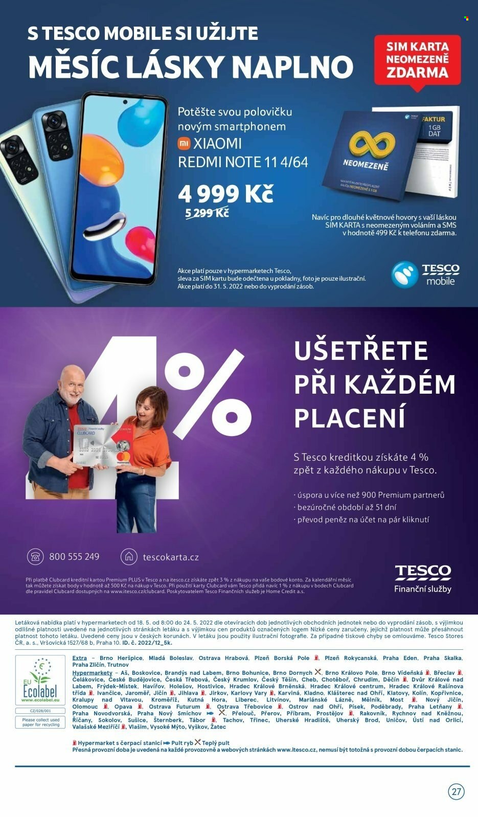Leták TESCO - 18.5.2022 - 24.5.2022. Strana 27