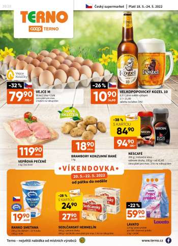 Leták coop TERNO - 18.5.2022 - 24.5.2022.