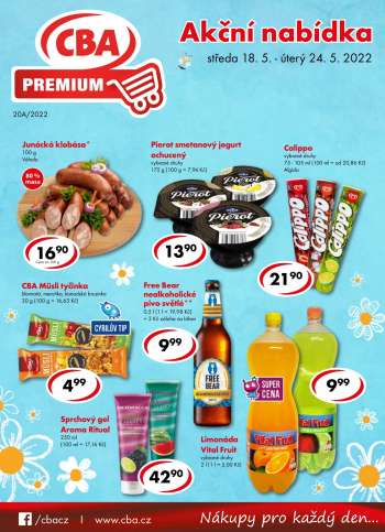 Leták CBA Premium - 18.5.2022 - 24.5.2022.