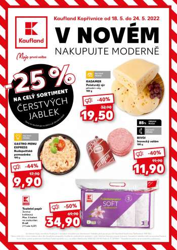 Leták Kaufland - 18.5.2022 - 24.5.2022.