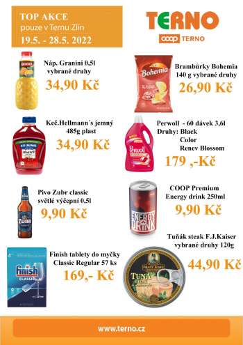 Leták coop TERNO - 19.5.2022 - 28.5.2022.