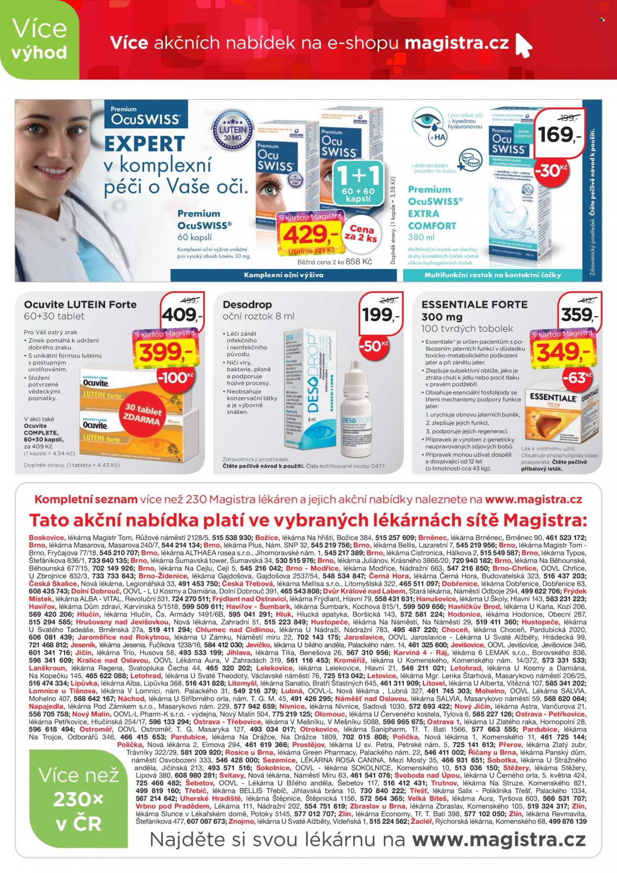 Leták Magistra Lékárny - 23.5.2022 - 19.6.2022. Strana 6