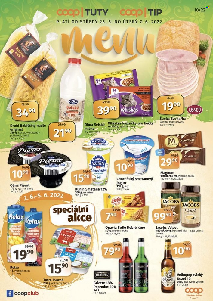 Leták coop TIP - 25.5.2022 - 7.6.2022. Strana 1