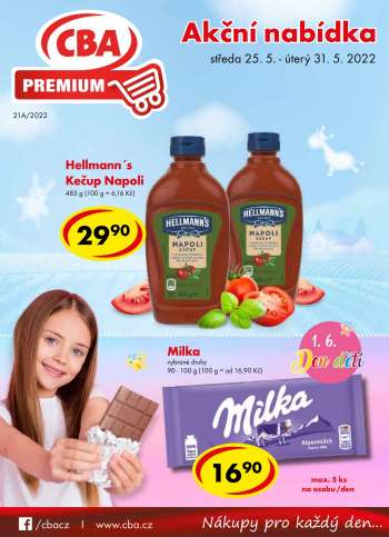 Leták CBA Premium - 25.5.2022 - 31.5.2022.