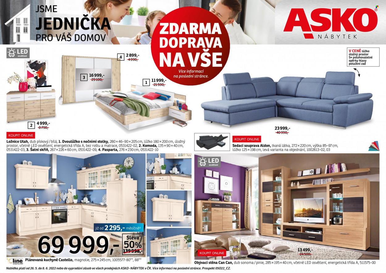 Leták ASKO - 26.5.2022 - 8.6.2022. Strana 1