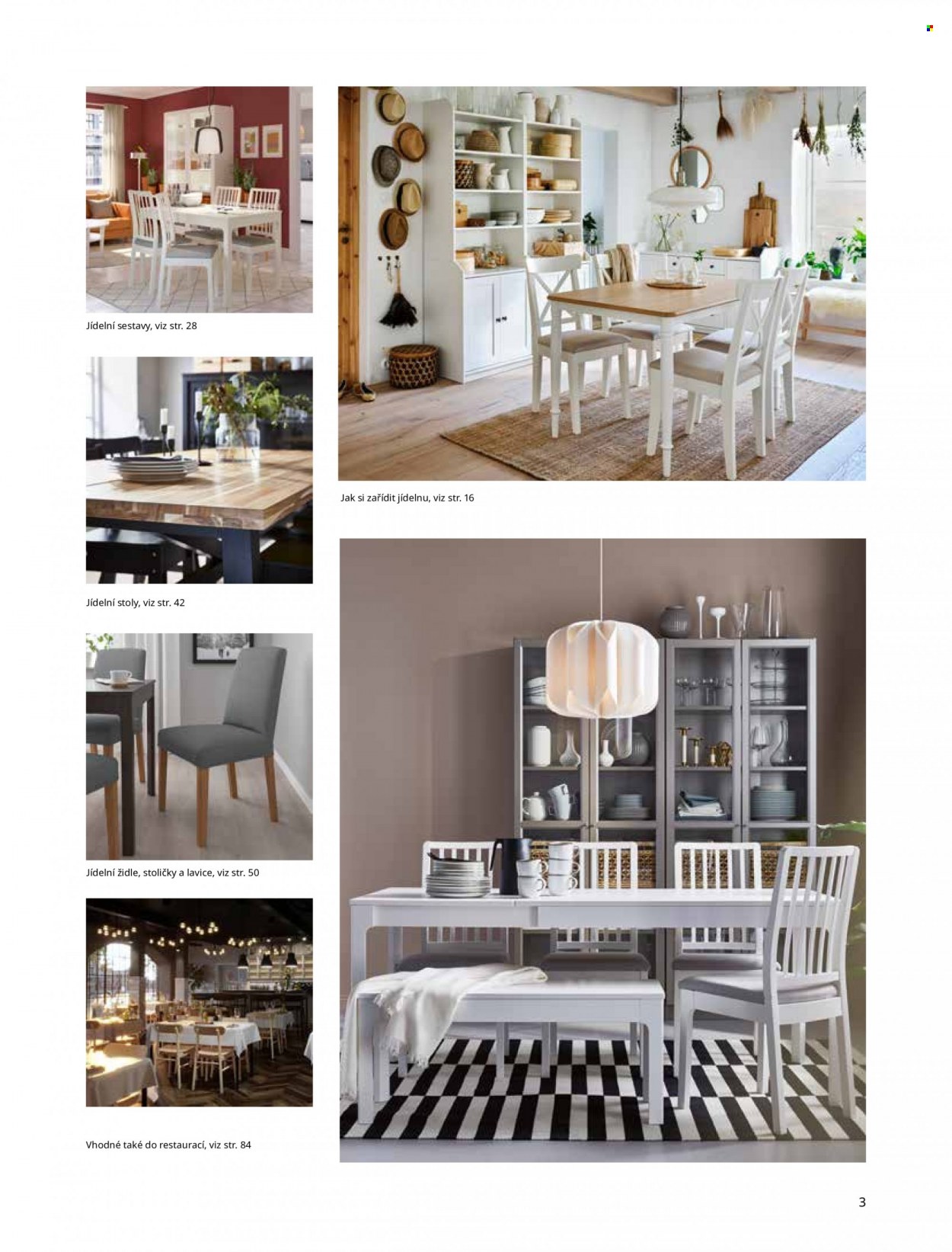 thumbnail - Leták IKEA - 27.5.2022 - 30.6.2022 - Produkty v akci - stůl, jídelní židle, lavice, židle. Strana 3.