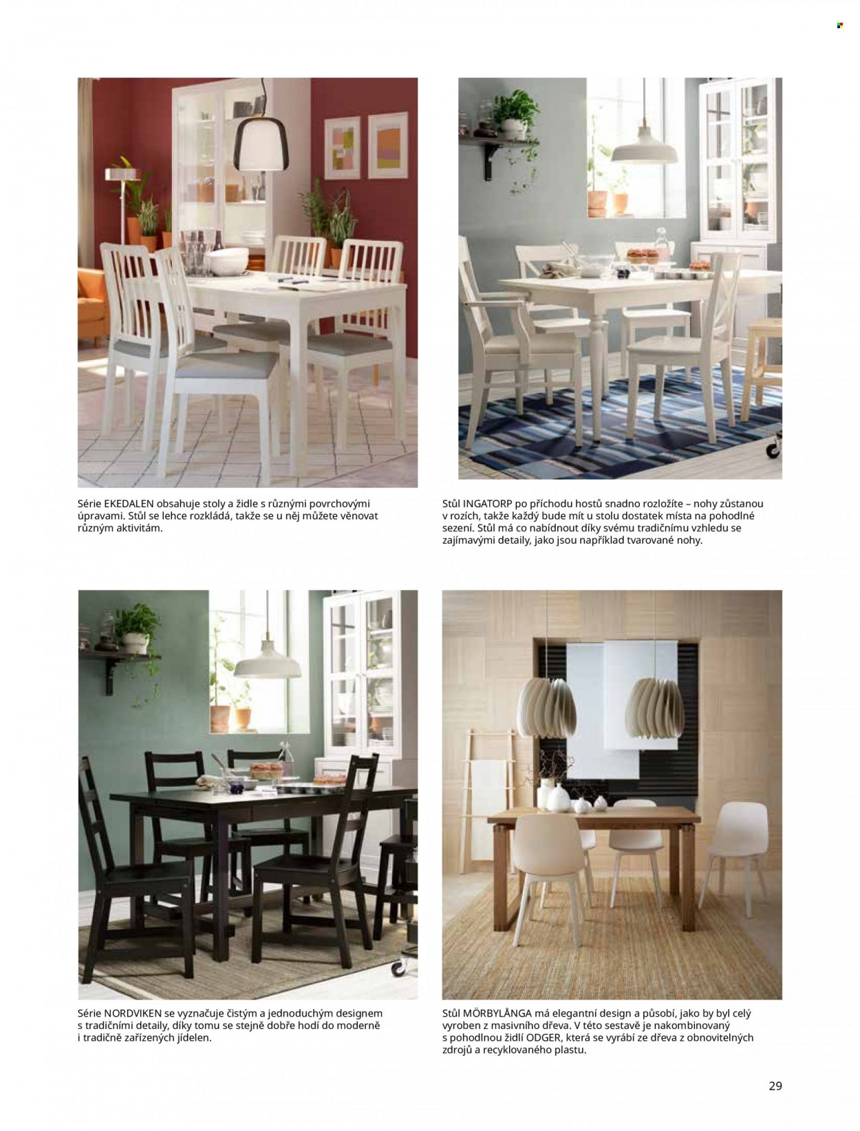 thumbnail - Leták IKEA - 27.5.2022 - 30.6.2022 - Produkty v akci - stůl, židle. Strana 29.