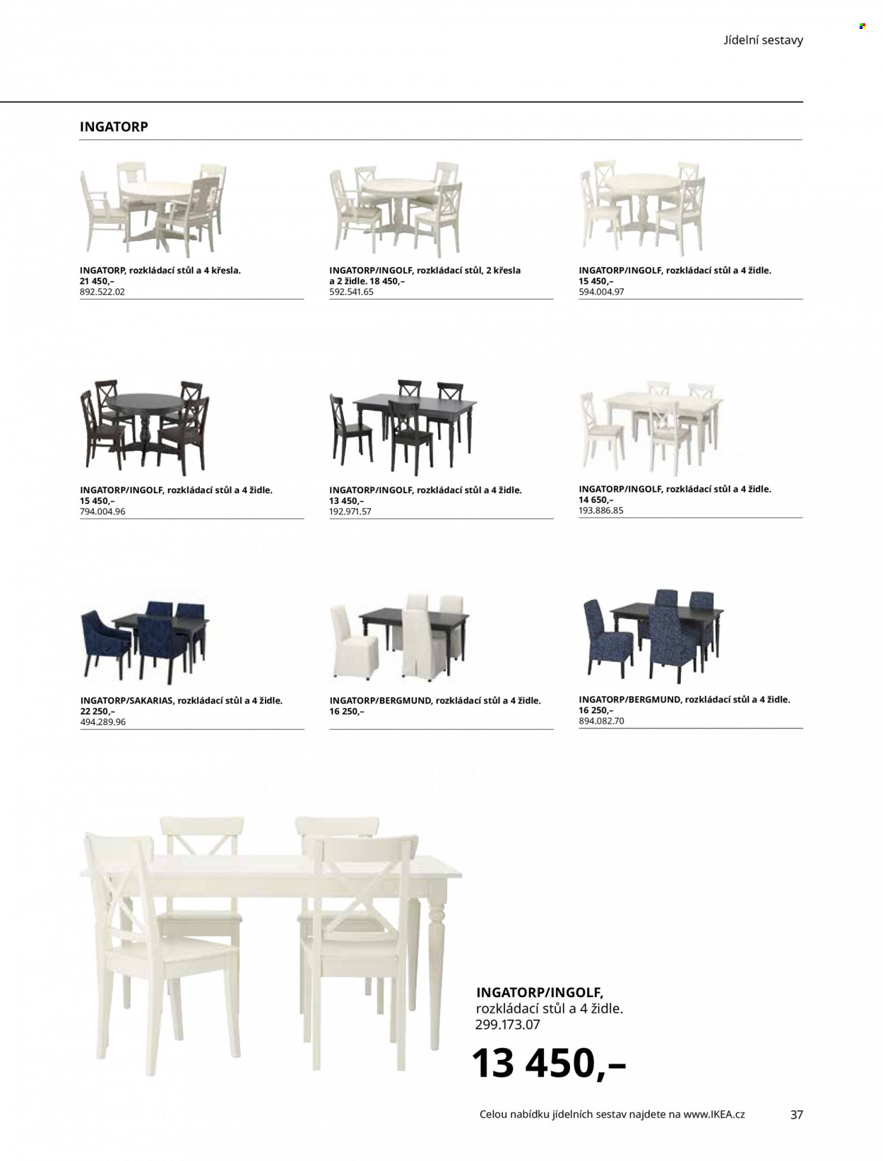 thumbnail - Leták IKEA - 27.5.2022 - 30.6.2022 - Produkty v akci - židle, křeslo. Strana 37.