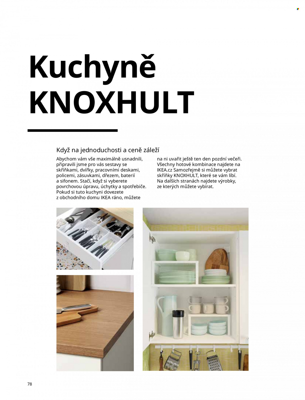 thumbnail - Leták IKEA - Produkty v akci - úchytka. Strana 78.