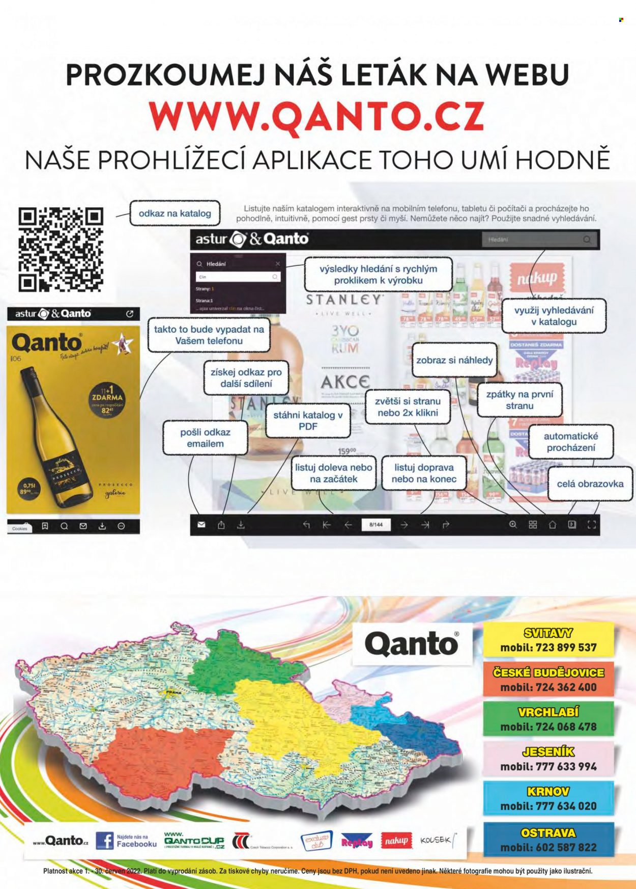 Leták Astur & Qanto velkoobchod - 1.6.2022 - 30.6.2022. Strana 144