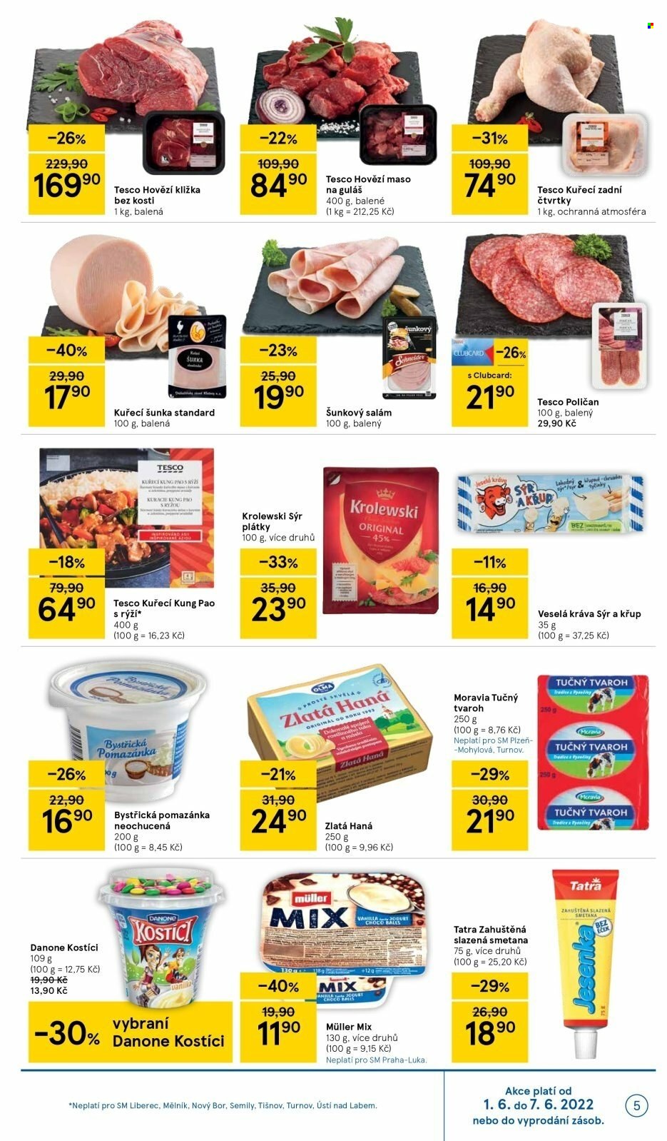 Leták TESCO supermarket - 1.6.2022 - 7.6.2022. Strana 5