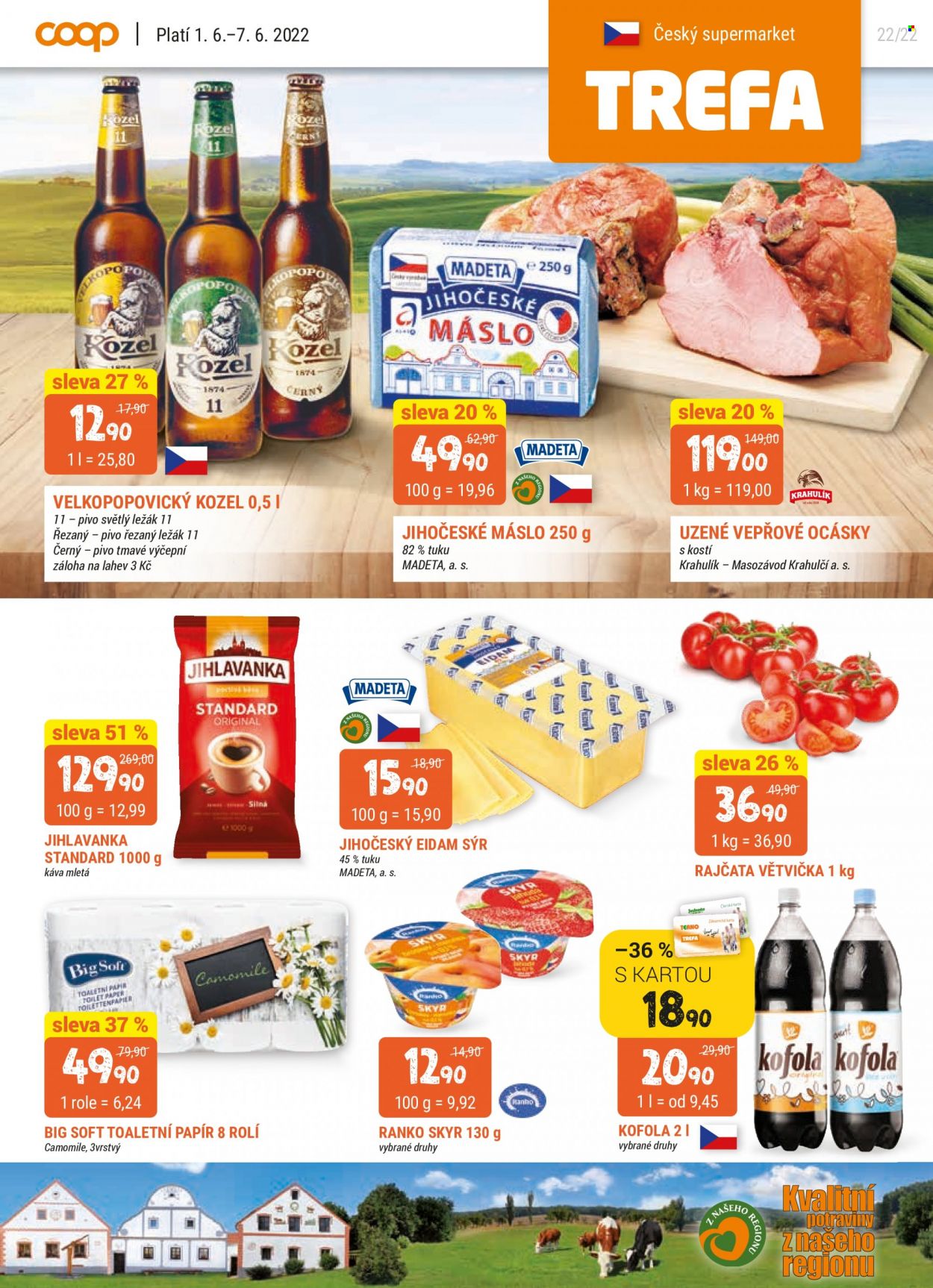 Leták TREFA coop - 1.6.2022 - 7.6.2022. Strana 1