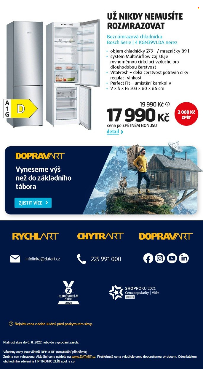 Leták DATART - 31.5.2022 - 6.6.2022. Strana 3