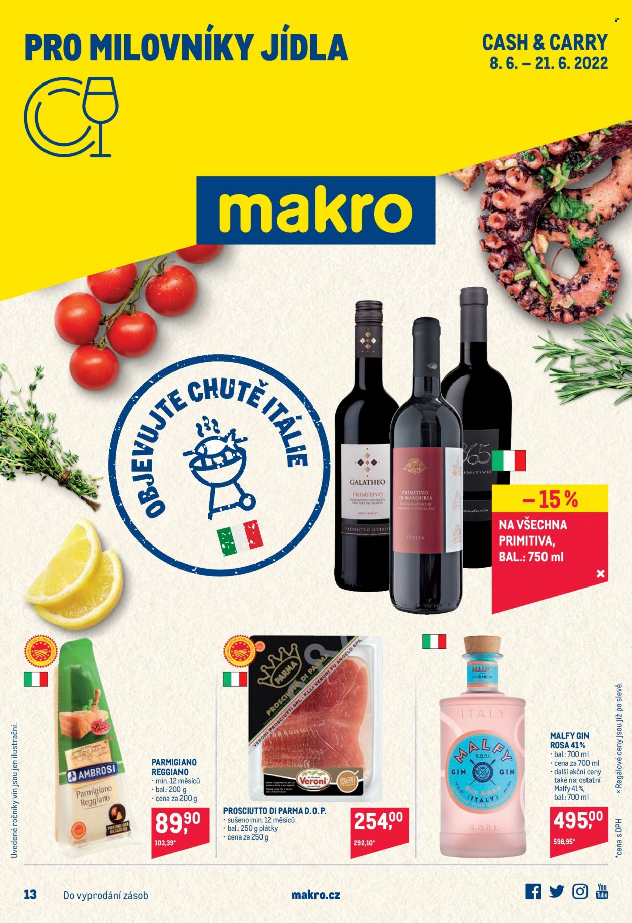 Leták MAKRO - 8.6.2022 - 21.6.2022. Strana 1