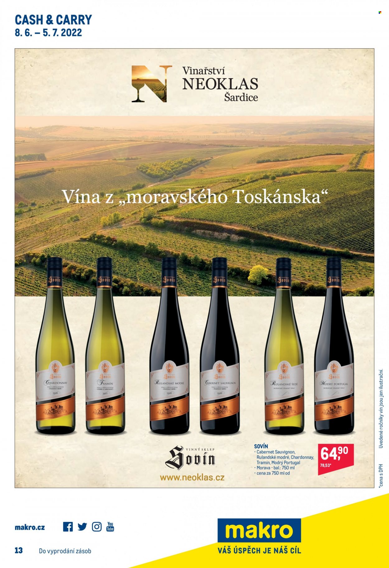 Leták MAKRO - 8.6.2022 - 5.7.2022. Strana 1