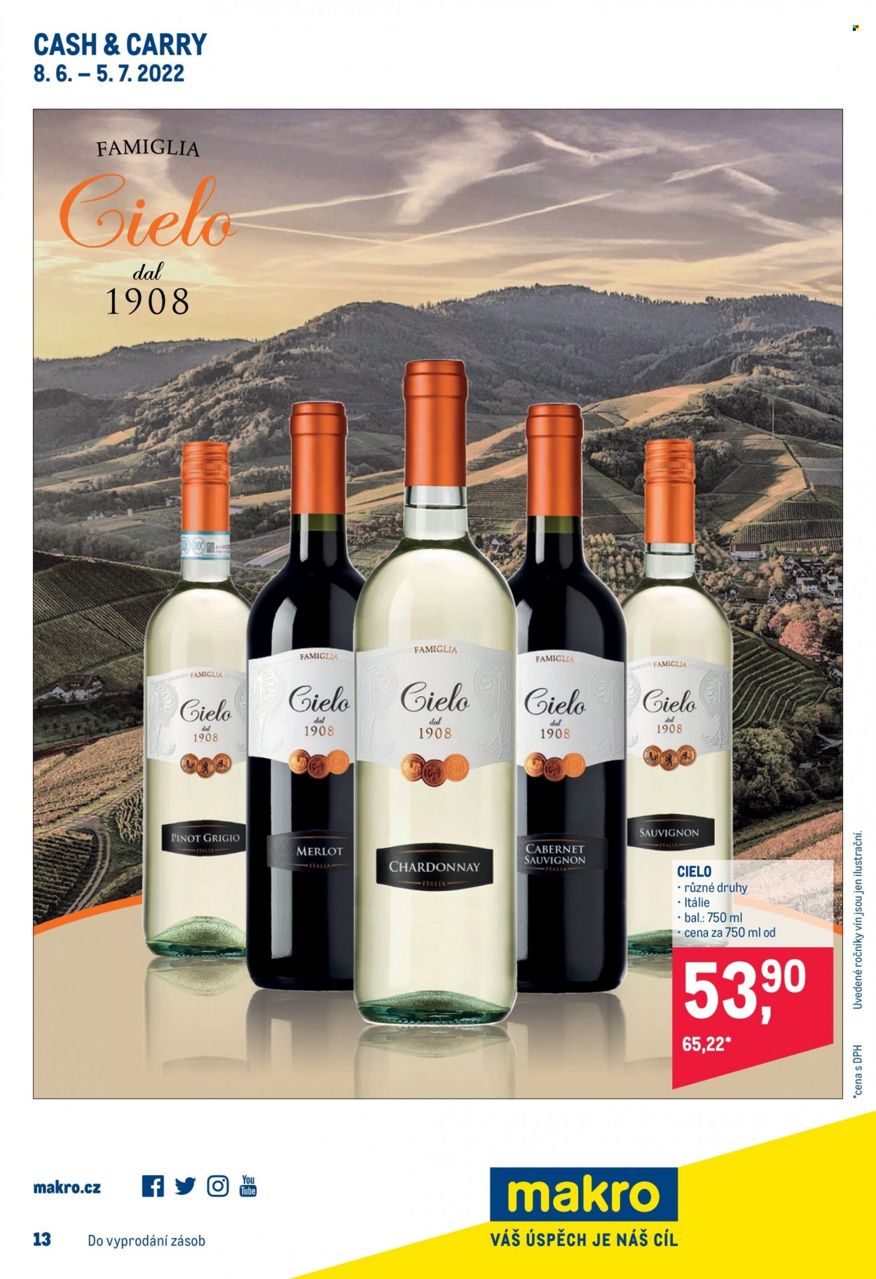 Leták MAKRO - 8.6.2022 - 5.7.2022. Strana 1