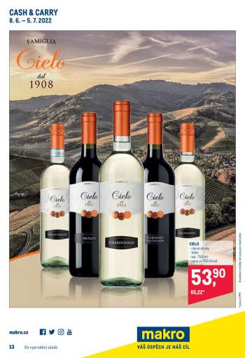 Leták MAKRO - 8.6.2022 - 5.7.2022.