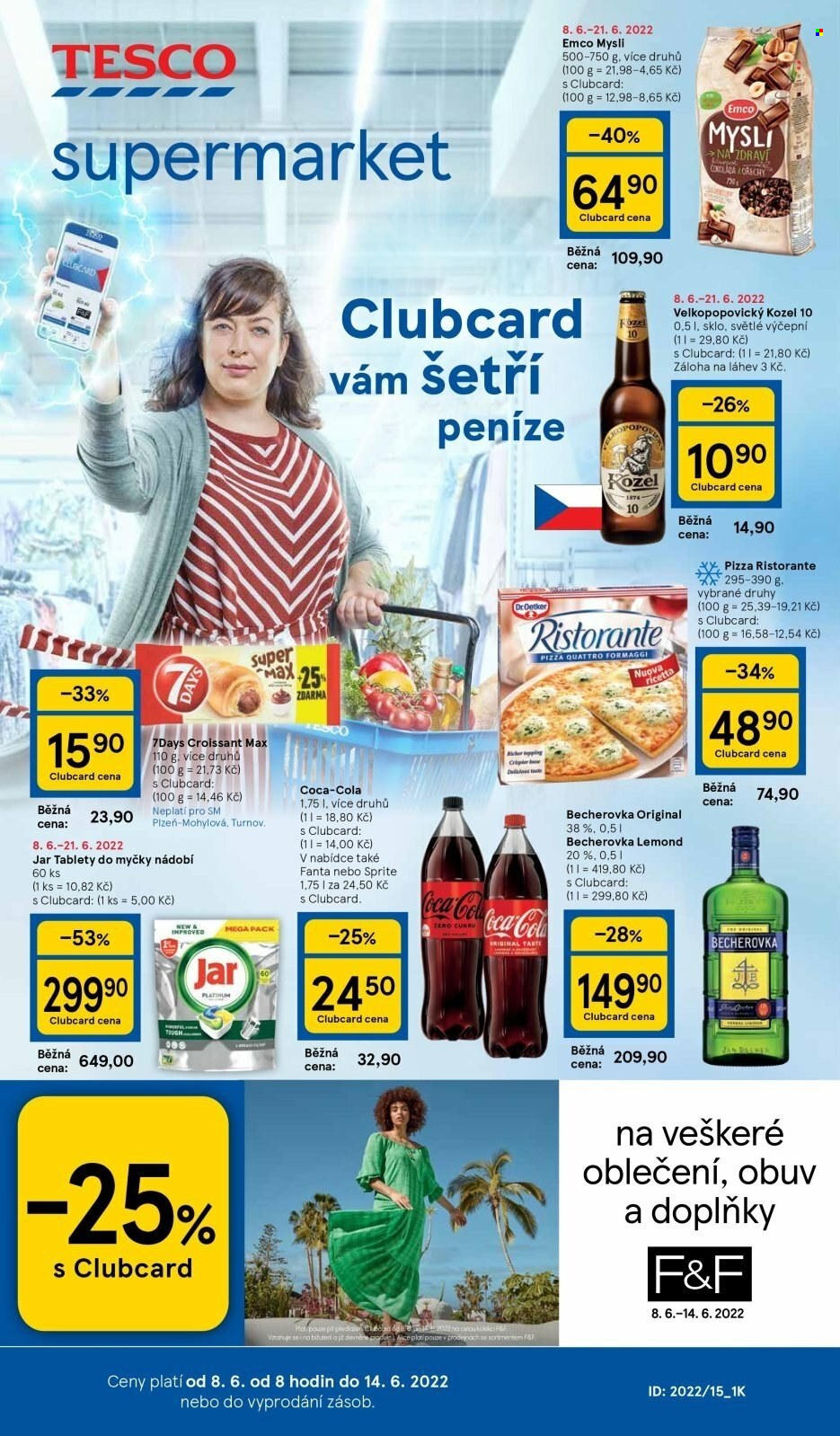 Leták TESCO supermarket - 8.6.2022 - 14.6.2022. Strana 1