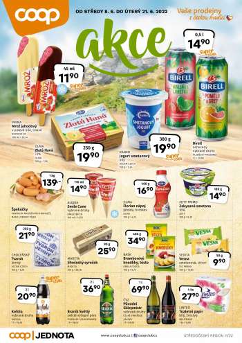 Leták coop JEDNOTA - 8.6.2022 - 21.6.2022.