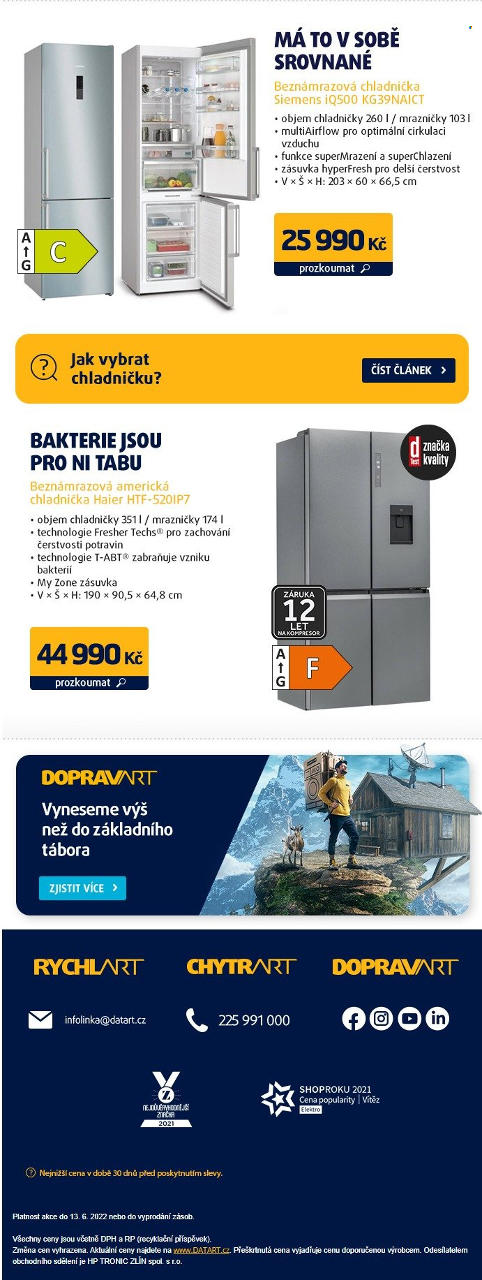 Leták DATART - 7.6.2022 - 13.6.2022. Strana 2