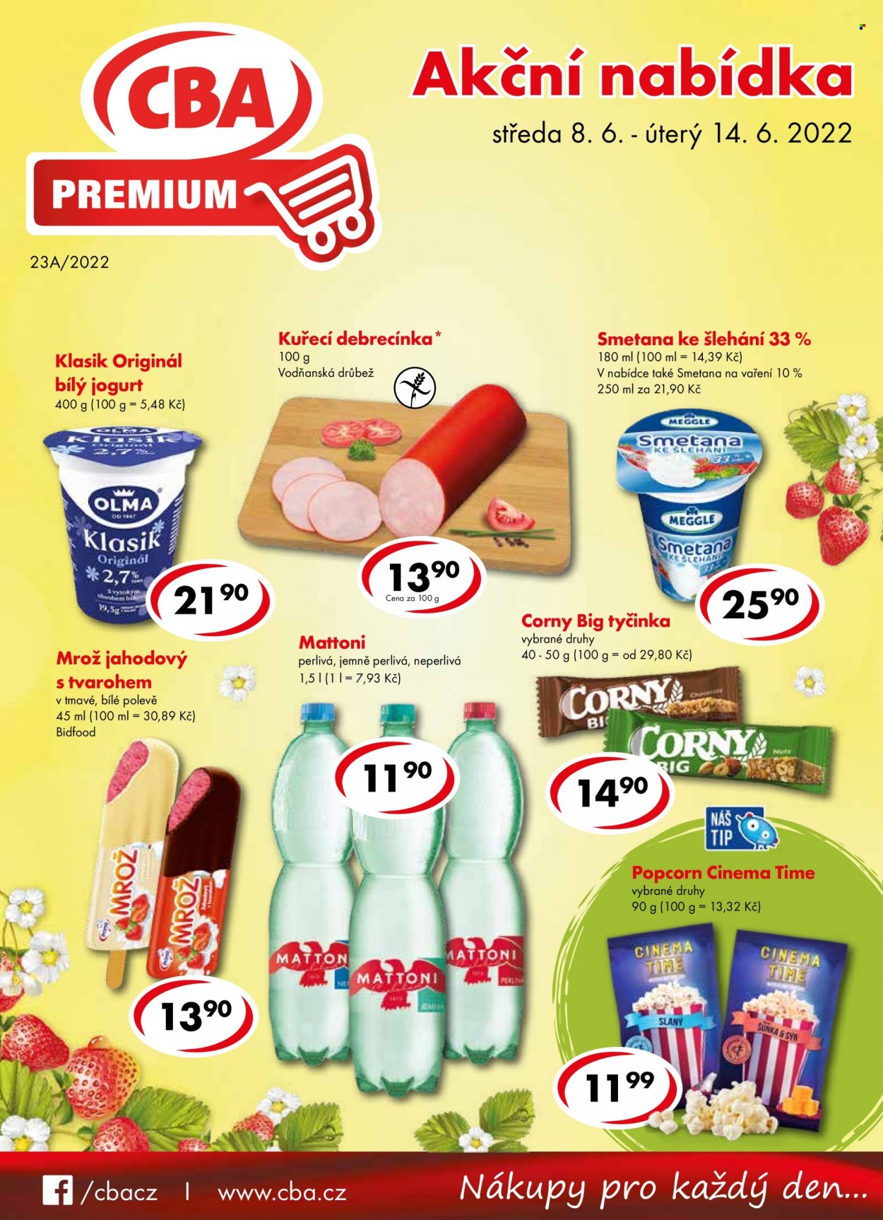 Leták CBA Premium - 8.6.2022 - 14.6.2022. Strana 1