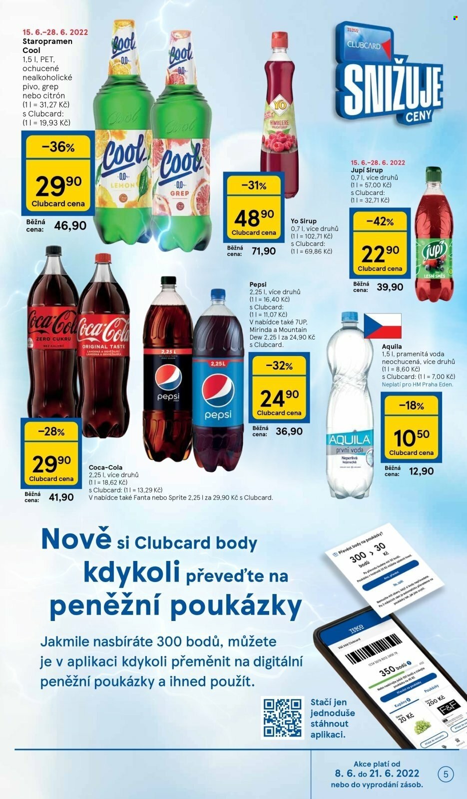 Leták TESCO - 15.6.2022 - 21.6.2022. Strana 5
