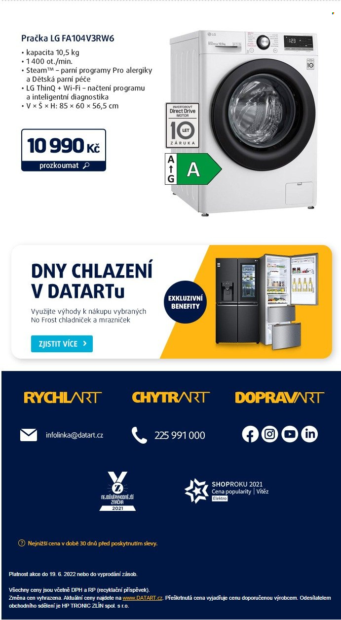 Leták DATART - 13.6.2022 - 19.6.2022. Strana 3