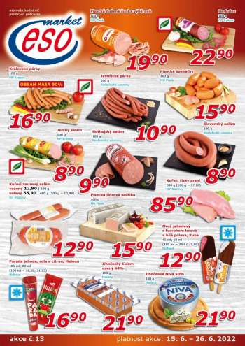Leták ESO MARKET - 15.6.2022 - 26.6.2022.
