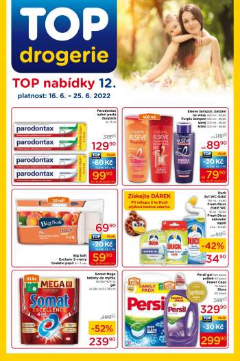 Leták TOP drogerie - 16.6.2022 - 25.6.2022.
