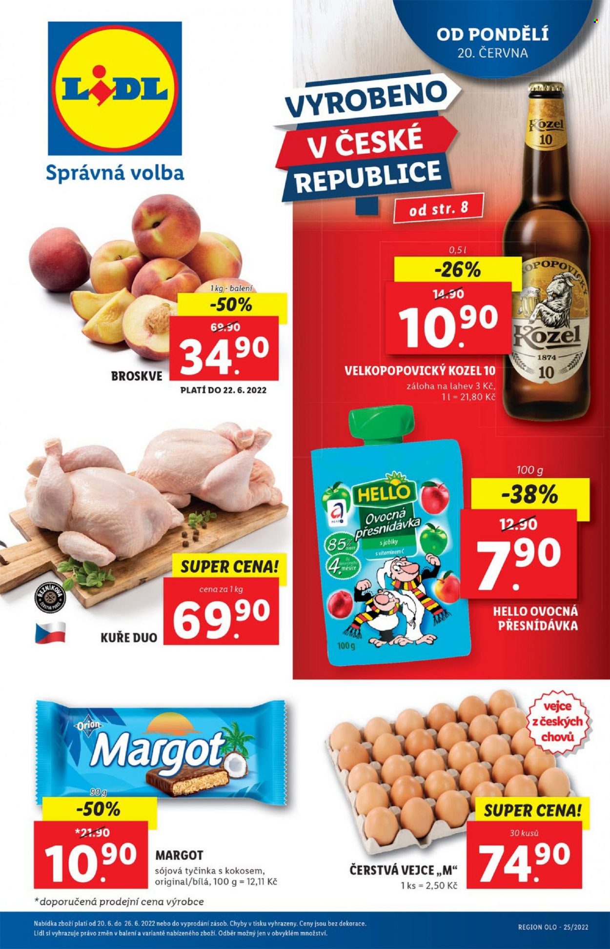 Leták Lidl - 20.6.2022 - 26.6.2022. Strana 1