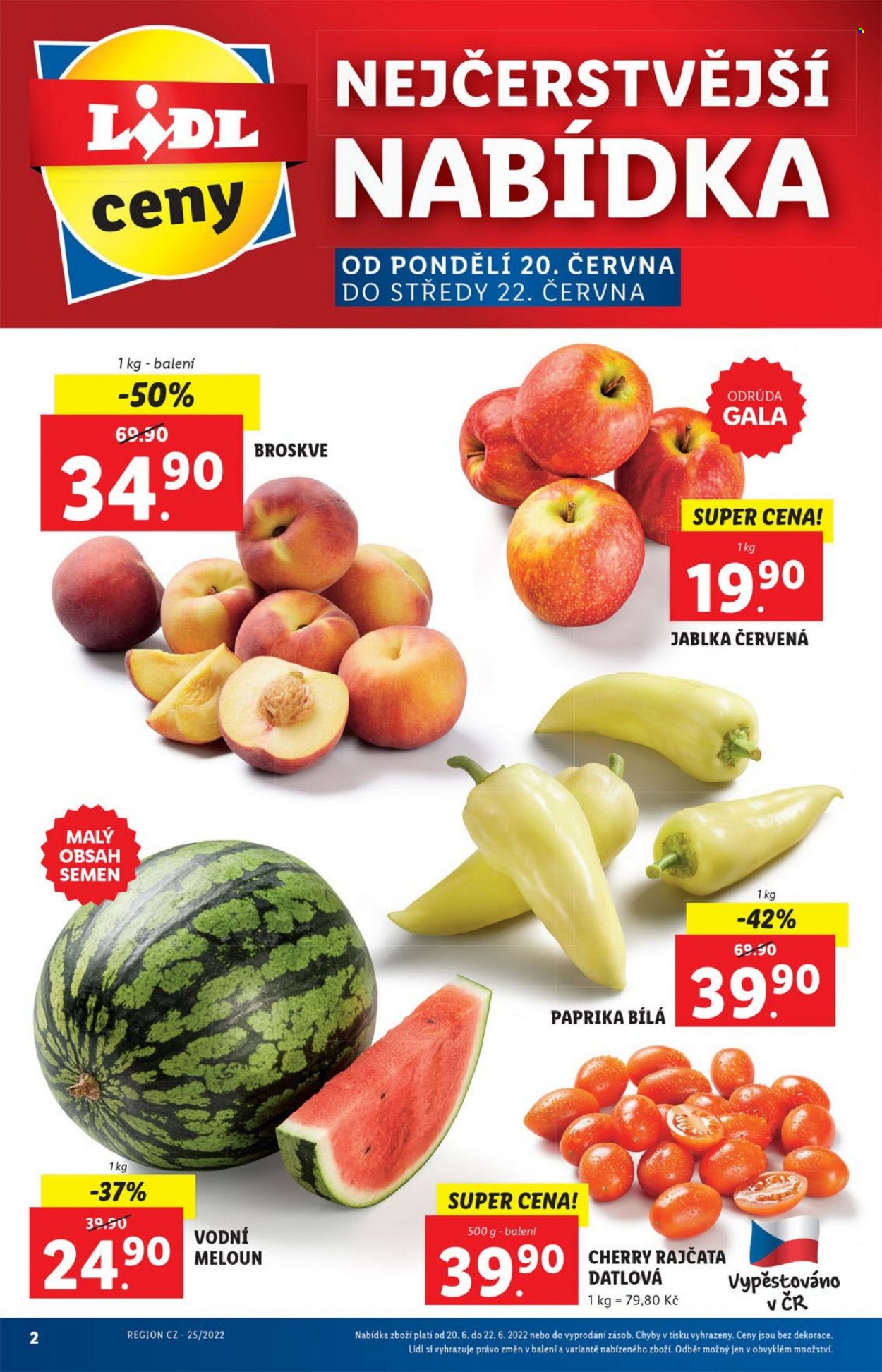 Leták Lidl - 20.6.2022 - 26.6.2022. Strana 2