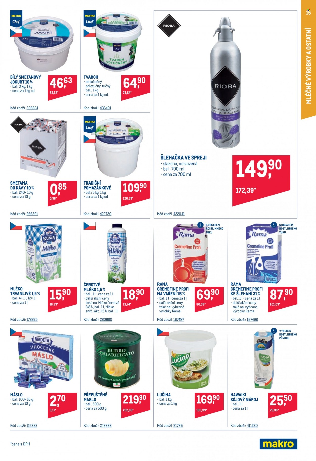 Leták MAKRO - 22.6.2022 - 5.7.2022. Strana 15