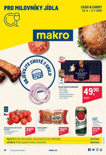 Leták MAKRO - 22.6.2022 - 5.7.2022.