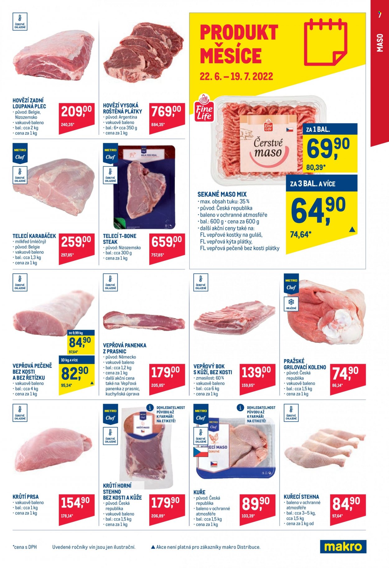 Leták MAKRO - 22.6.2022 - 5.7.2022. Strana 7