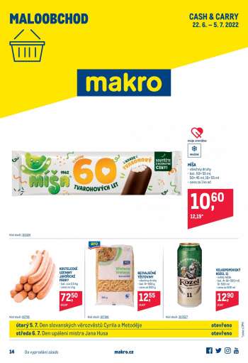 Leták MAKRO - 22.6.2022 - 5.7.2022.