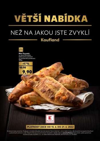 Leták Kaufland - 15.6.2022 - 21.6.2022.