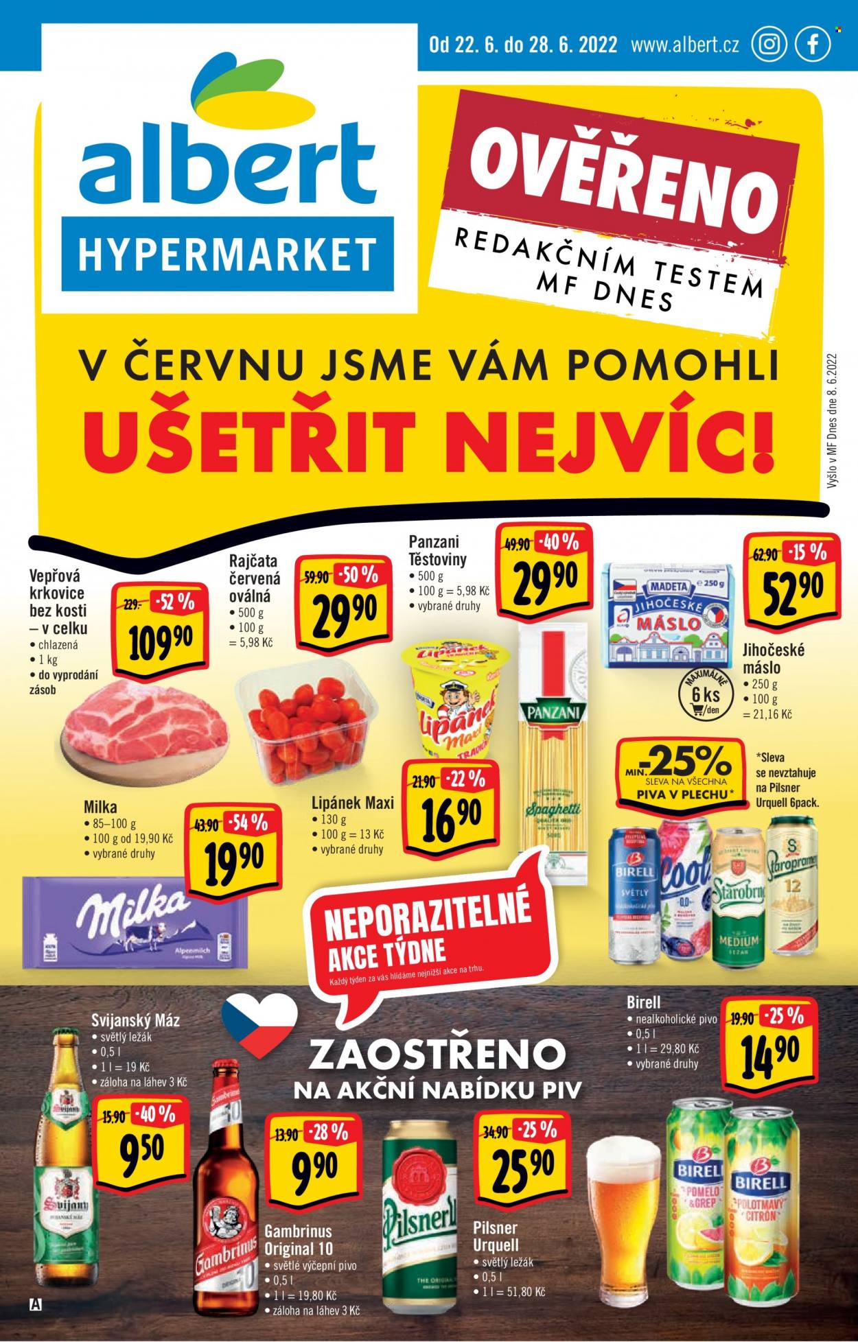 Leták Albert Hypermarket - 22.6.2022 - 28.6.2022. Strana 1