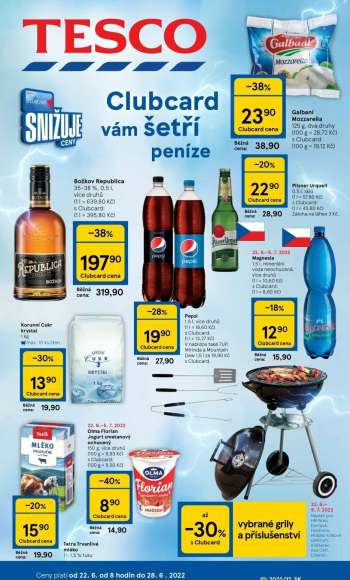 Leták TESCO - 22.6.2022 - 28.6.2022.