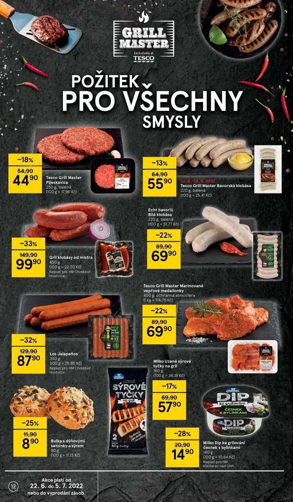 Leták TESCO - 22.6.2022 - 28.6.2022. Strana 12