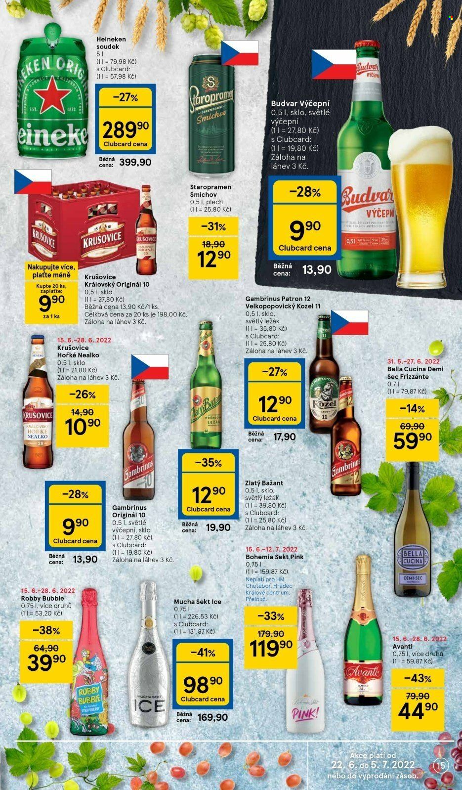Leták TESCO - 22.6.2022 - 28.6.2022. Strana 15