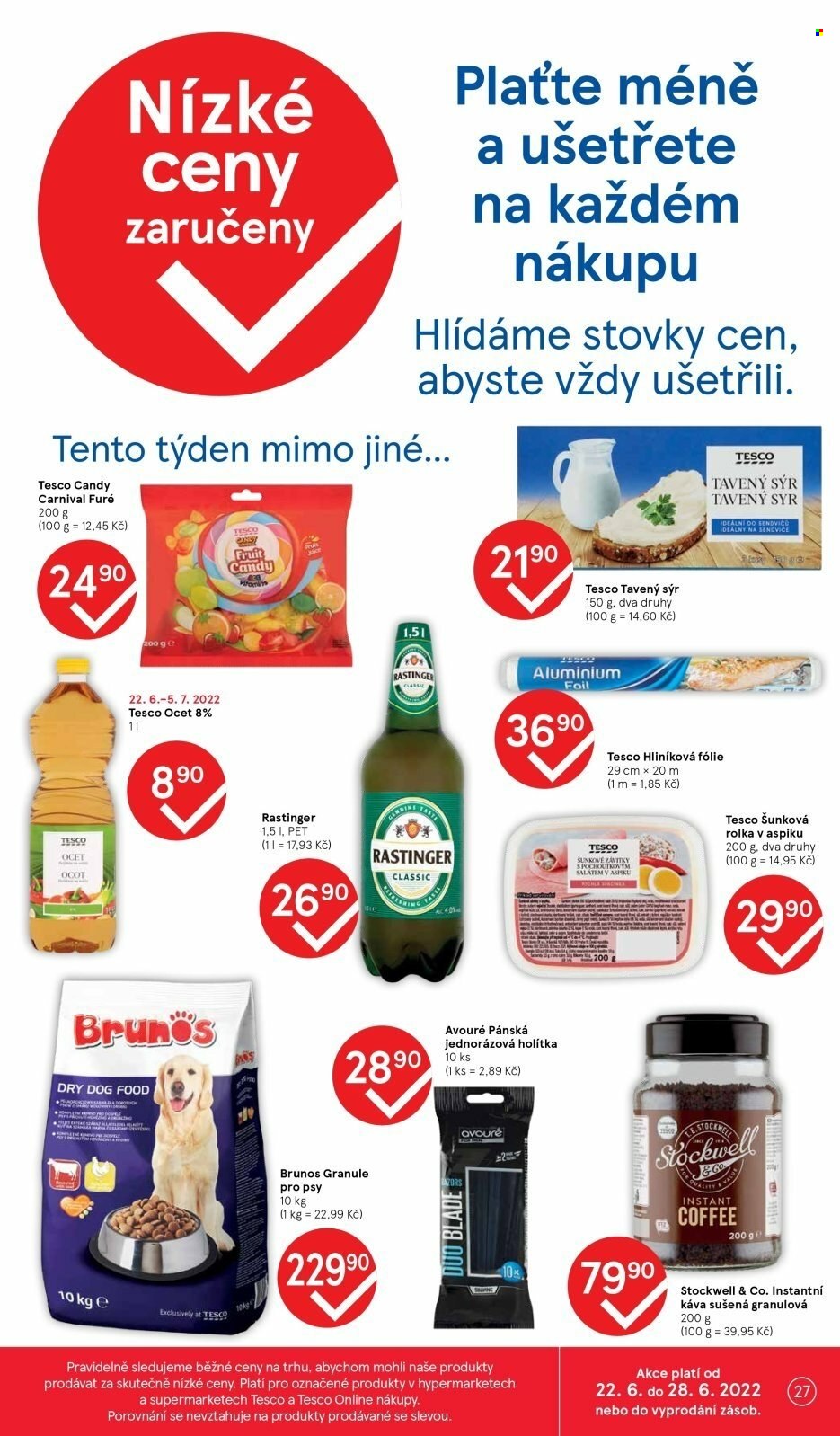 Leták TESCO - 22.6.2022 - 28.6.2022. Strana 27