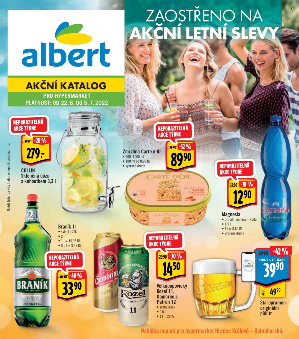 Leták Albert Hypermarket - 22.6.2022 - 5.7.2022. Strana 1